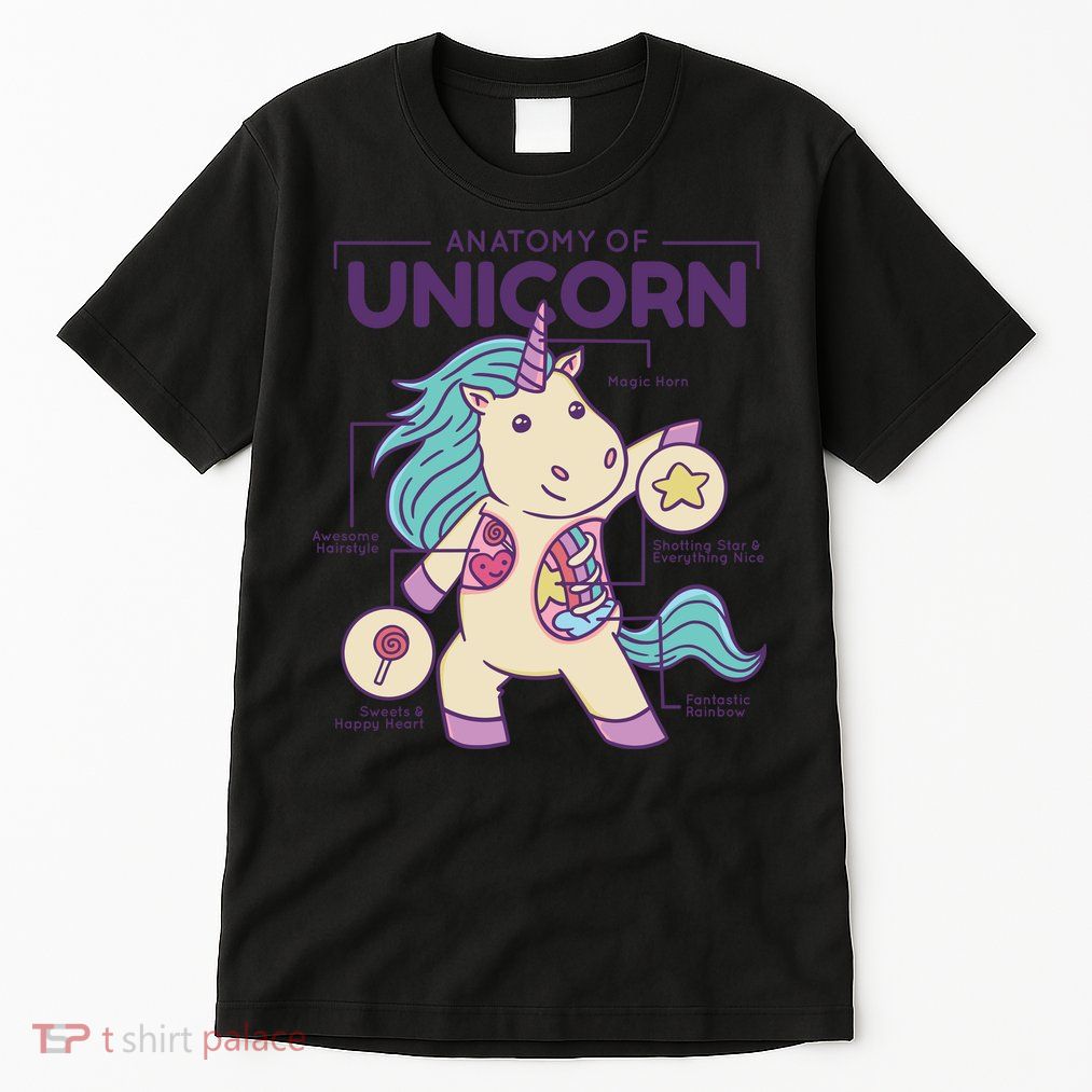 Unicorn Anatomy Tall T-Shirt