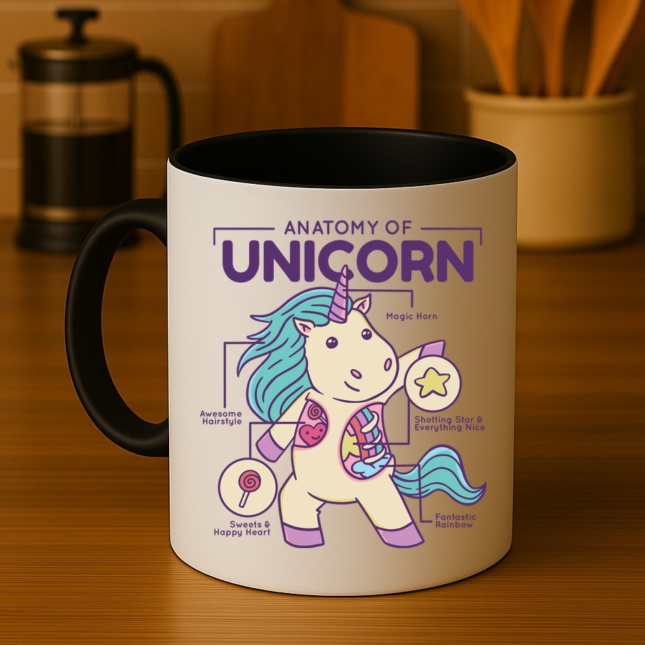 Unicorn Anatomy Mug