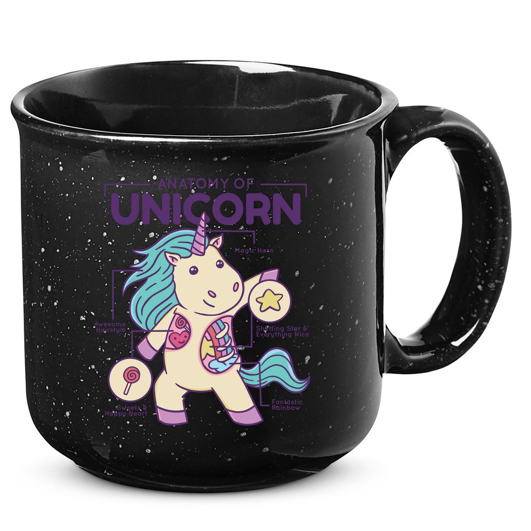 Unicorn Anatomy 15oz Campfire Ceramic Mug