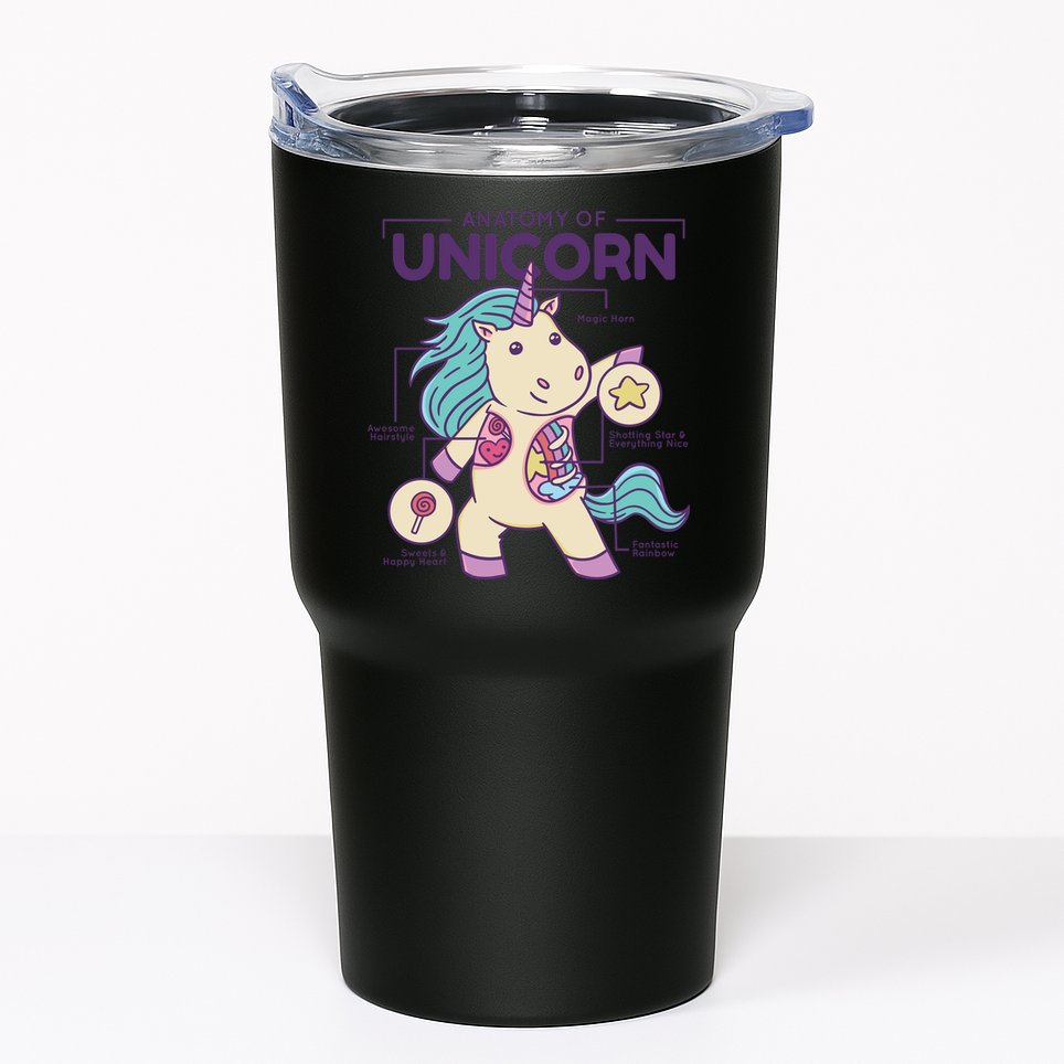 Unicorn Anatomy Tumbler