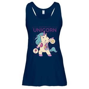 Unicorn Anatomy Ladies Essential Flowy Tank