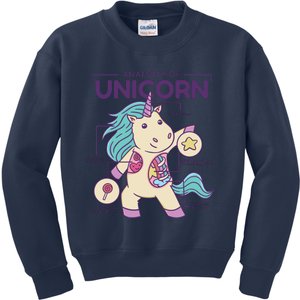 Unicorn Anatomy Kids Sweatshirt