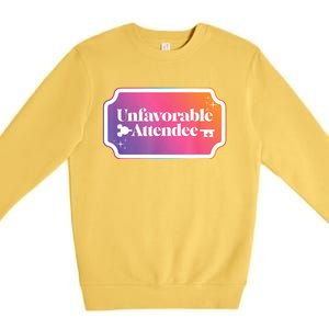 Unfavorable Attendance Premium Crewneck Sweatshirt