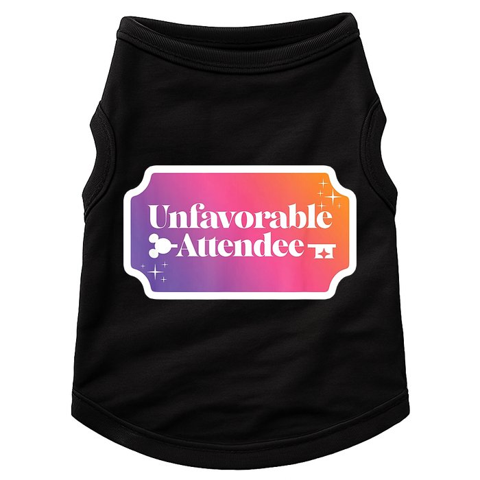 Unfavorable Attendance Doggie Tank
