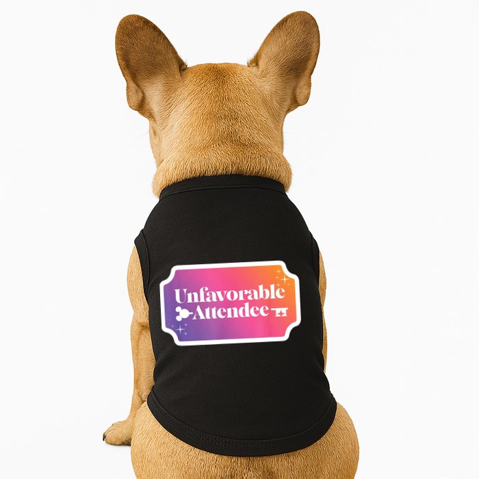 Unfavorable Attendance Doggie Tank