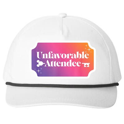 Unfavorable Attendance Snapback Five-Panel Rope Hat