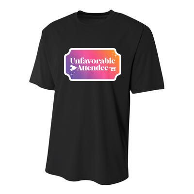 Unfavorable Attendance Youth Performance Sprint T-Shirt