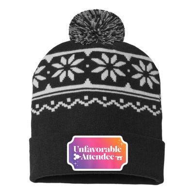 Unfavorable Attendance USA-Made Snowflake Beanie