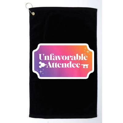 Unfavorable Attendance Golf Towel
