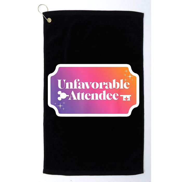 Unfavorable Attendance Golf Towel