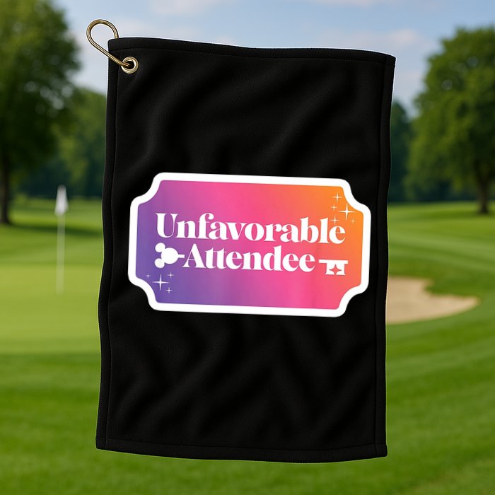 Unfavorable Attendance Golf Towel