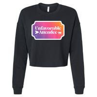 Unfavorable Attendance Cropped Pullover Crew
