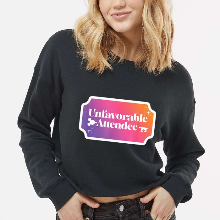 Unfavorable Attendance Cropped Pullover Crew