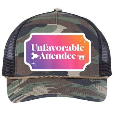 Unfavorable Attendance Retro Rope Trucker Hat Cap