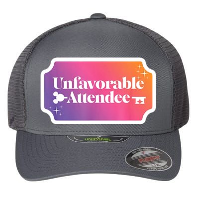 Unfavorable Attendance Flexfit Unipanel Trucker Cap