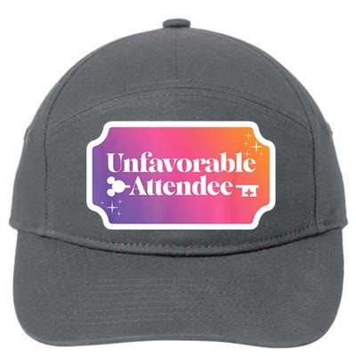 Unfavorable Attendance 7-Panel Snapback Hat