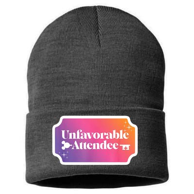 Unfavorable Attendance Sustainable Knit Beanie