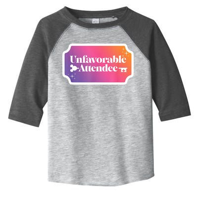 Unfavorable Attendance Toddler Fine Jersey T-Shirt