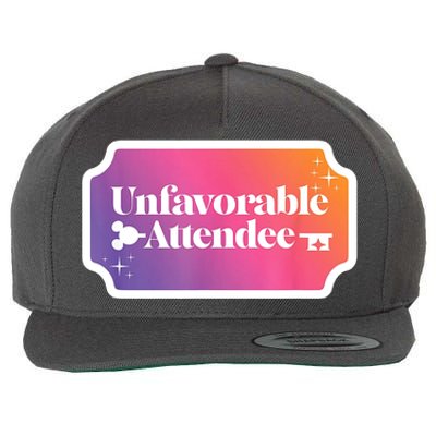 Unfavorable Attendance Wool Snapback Cap