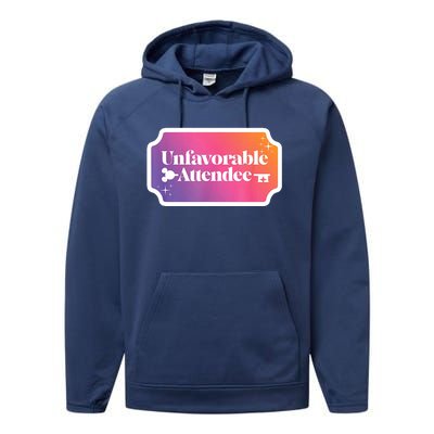 Unfavorable Attendance Performance Fleece Hoodie