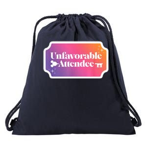 Unfavorable Attendance Drawstring Bag