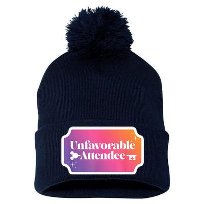 Unfavorable Attendance Pom Pom 12in Knit Beanie