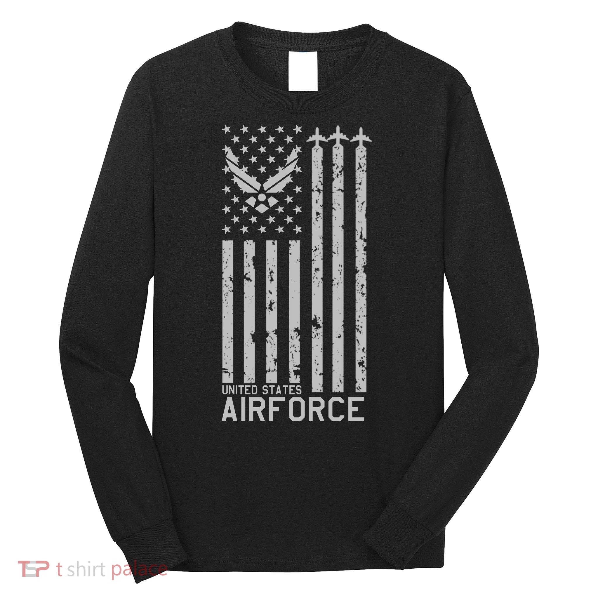 U.S. Airforce United States Air Force Flag Long Sleeve Shirt