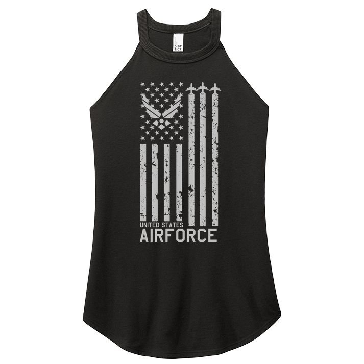 U.S. Airforce United States Air Force Flag Women's Perfect Tri Rocker Tank