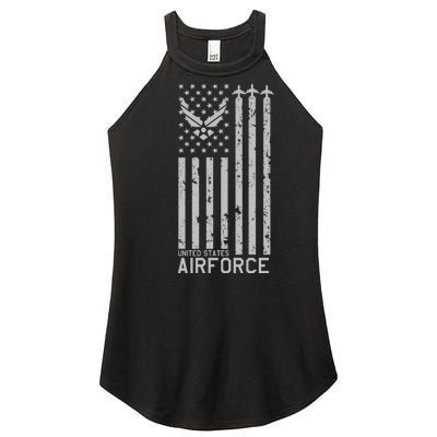 U.S. Airforce United States Air Force Flag Women’s Perfect Tri Rocker Tank