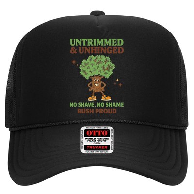 Untrimmed And Unhinged No Shave No Shame Bush Proud Funny Hat