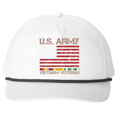 U.S. Army Vietnam War Veteran Snapback Five-Panel Rope Hat