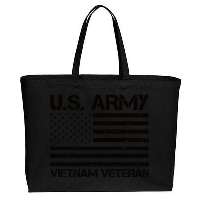 U.S. Army Vietnam Veteran Vietnam War Veterans Gifts Cotton Canvas Jumbo Tote