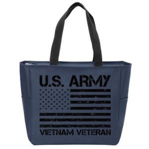 U.S. Army Vietnam Veteran Vietnam War Veterans Gifts Zip Tote Bag