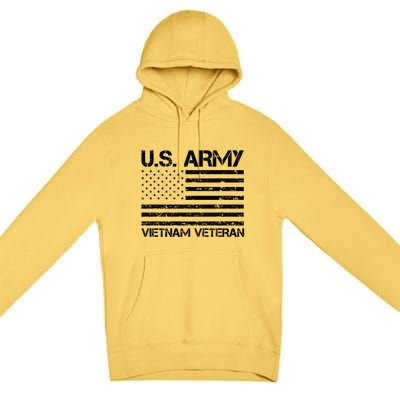 U.S. Army Vietnam Veteran Vietnam War Veterans Gifts Premium Pullover Hoodie