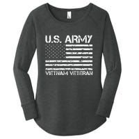 U.S. Army Vietnam Veteran Vietnam War Veterans Gifts Women's Perfect Tri Tunic Long Sleeve Shirt