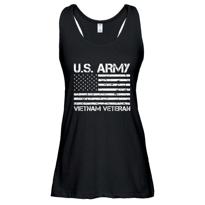 U.S. Army Vietnam Veteran Vietnam War Veterans Gifts Ladies Essential Flowy Tank