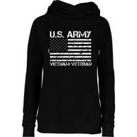 U.S. Army Vietnam Veteran Vietnam War Veterans Gifts Womens Funnel Neck Pullover Hood