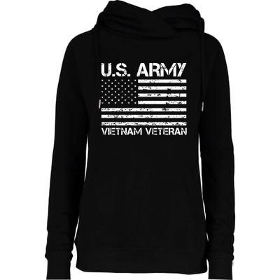 U.S. Army Vietnam Veteran Vietnam War Veterans Gifts Womens Funnel Neck Pullover Hood