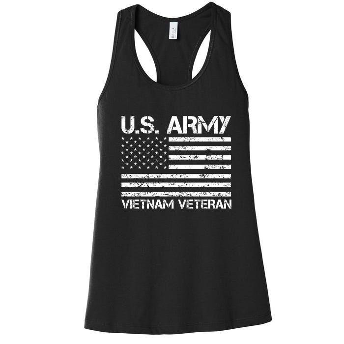 U.S. Army Vietnam Veteran Vietnam War Veterans Gifts Women's Racerback Tank