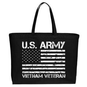 U.S. Army Vietnam Veteran Vietnam War Veterans Gifts Cotton Canvas Jumbo Tote