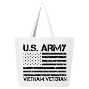 U.S. Army Vietnam Veteran Vietnam War Veterans Gifts 25L Jumbo Tote