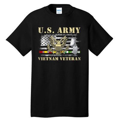 Us Army Vietnam Veteran United States Vietnam Veteran Retired Tall T-Shirt