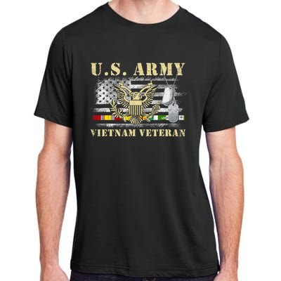 Us Army Vietnam Veteran United States Vietnam Veteran Retired Adult ChromaSoft Performance T-Shirt