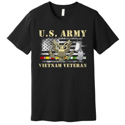 Us Army Vietnam Veteran United States Vietnam Veteran Retired Premium T-Shirt