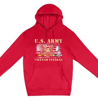 Us Army Vietnam Veteran United States Vietnam Veteran Retired Premium Pullover Hoodie