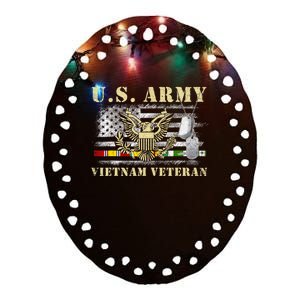 Us Army Vietnam Veteran United States Vietnam Veteran Retired Ceramic Oval Ornament