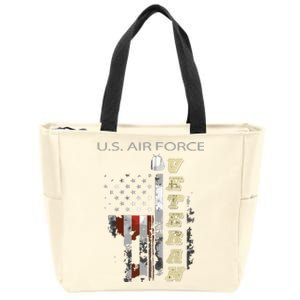 Us Air Veteran Zip Hoodie Zip Tote Bag