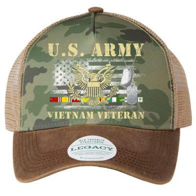 Us Army Vietnam Veteran Usa Flag Veteran Vietnam Army Legacy Tie Dye Trucker Hat