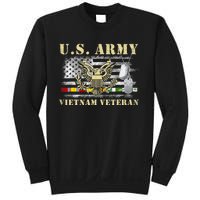 Us Army Vietnam Veteran Usa Flag Veteran Vietnam Army Sweatshirt