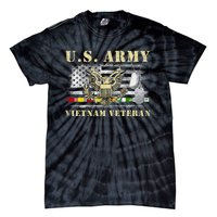 Us Army Vietnam Veteran Usa Flag Veteran Vietnam Army Tie-Dye T-Shirt